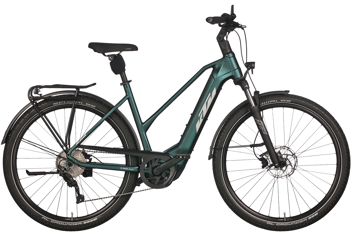 E-Bike KTM Macina Gran 720 750 Wh Damen Trapez grün 2025 56 cm